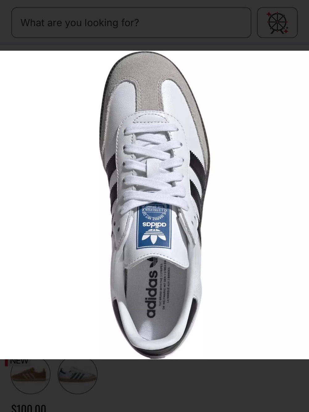 adidas Samba Classic Sneaker 7.5M/9W